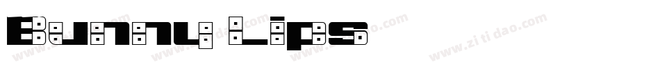 Bunny Lips字体转换